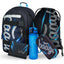 Skate Bluelight Rucksack-Set 5tlg: Rucksack, Federmäppchen, Turnbeutel, Geldbörse, Heftmappe