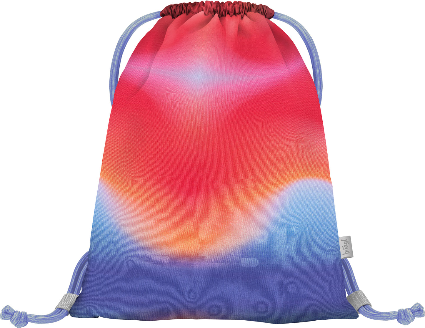 Turnbeutel mit Tasche Rainbow Rot