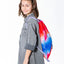 Turnbeutel mit Tasche Rainbow Rot