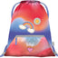 Turnbeutel mit Tasche Rainbow Rot