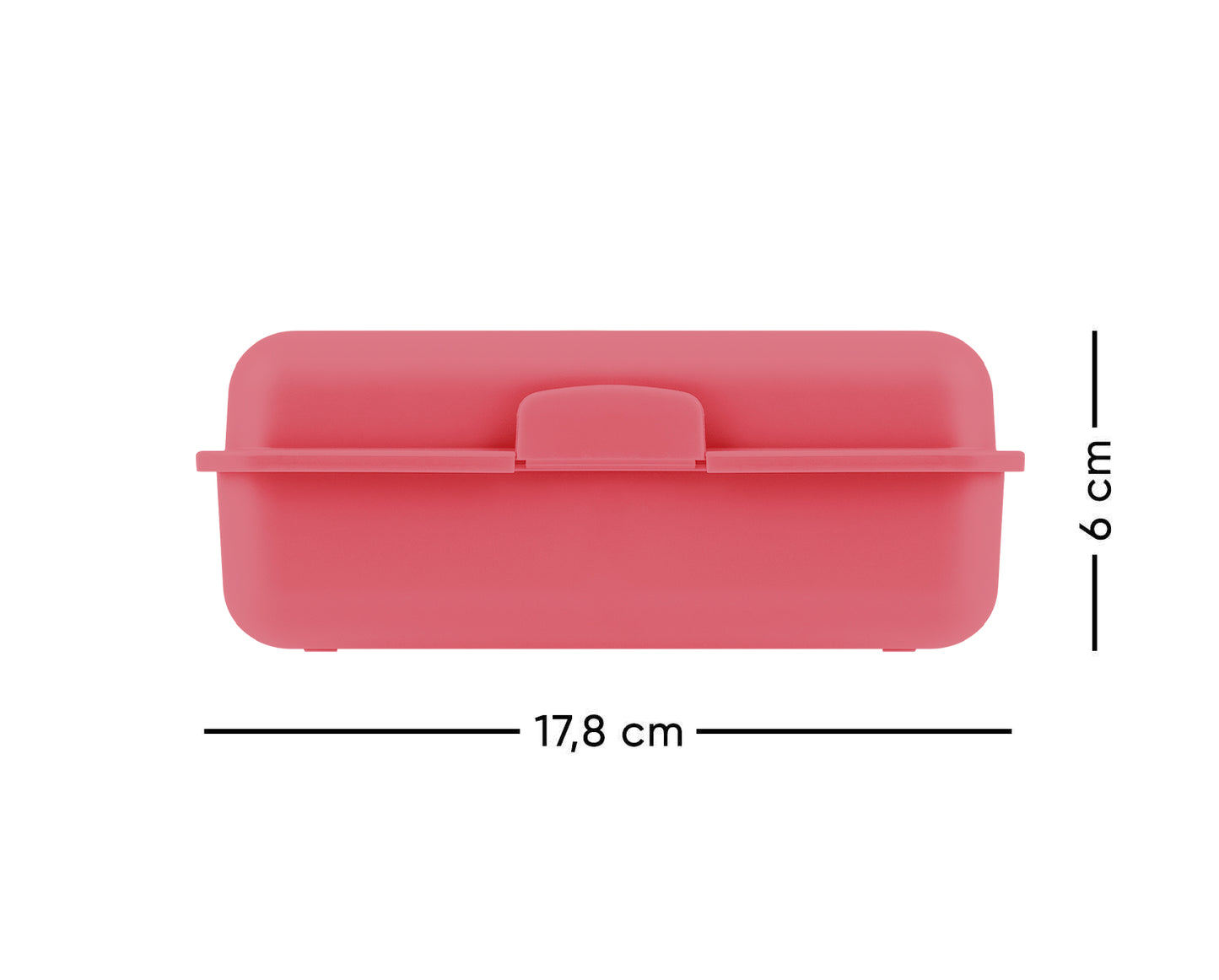 Brotdose Rainbow Rot