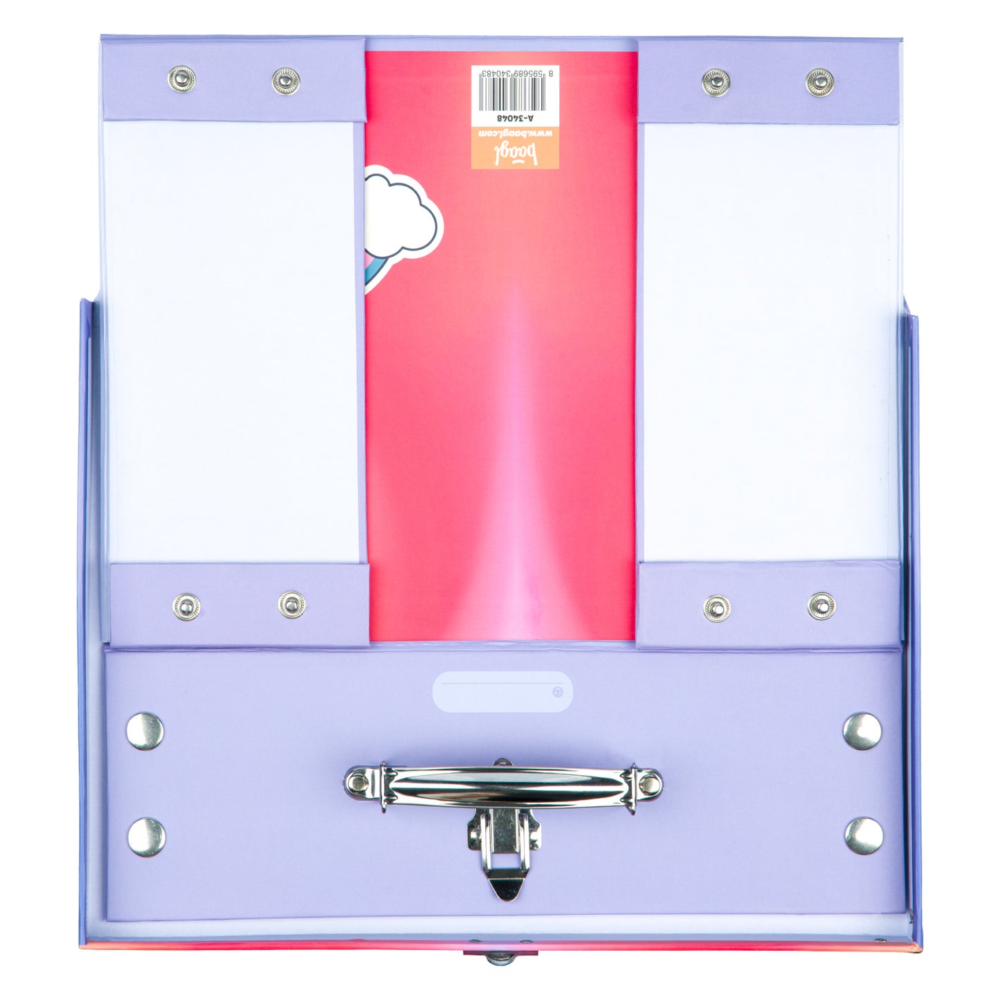 Faltkoffer mit geschmiedeten Ecken Rainbow Rot