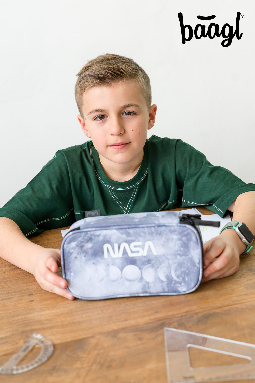 Federmäppchen Etui NASA Gray