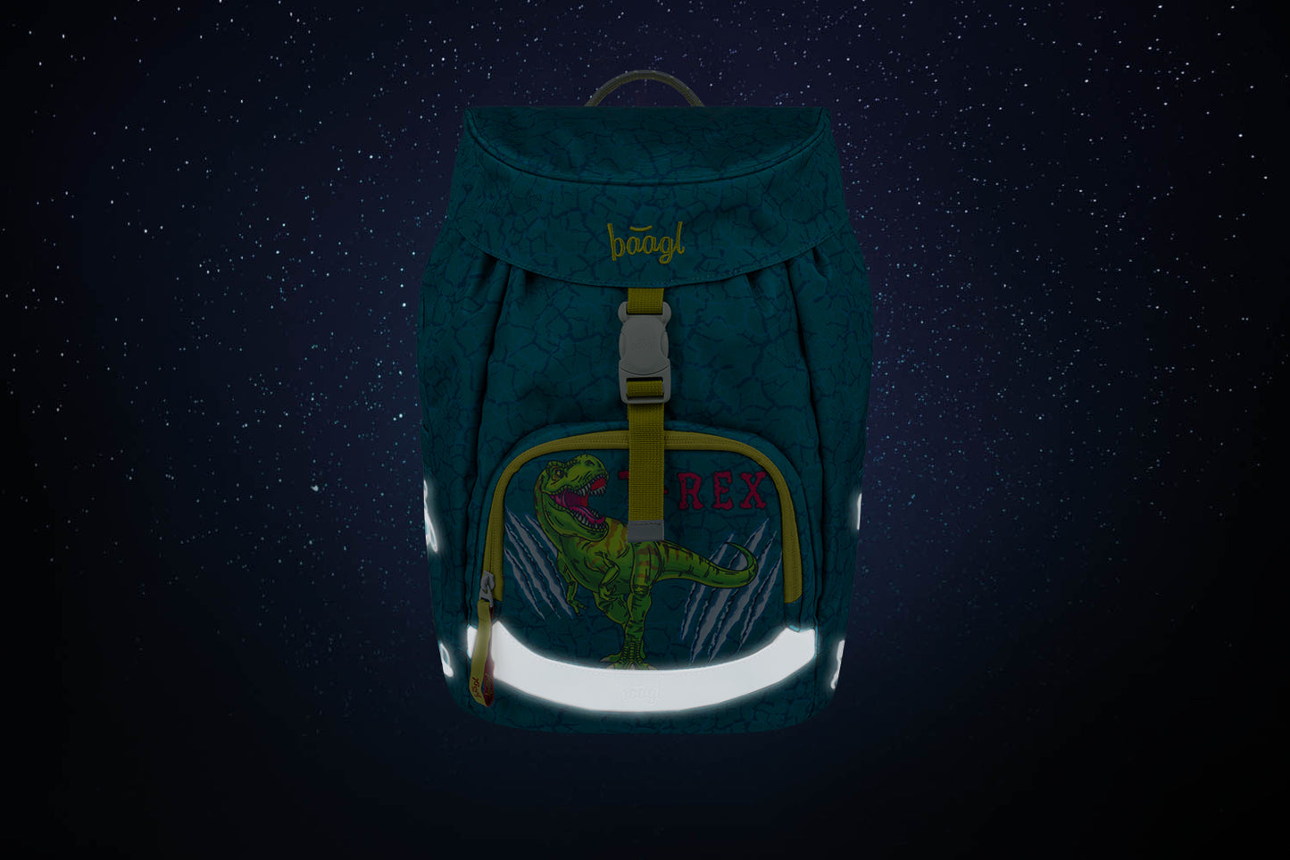 Airy T-REX Rucksack-Set 5tlg: Schulranzen, Federmäppchen, Turnbeutel, Geldbeutel, Brotdose