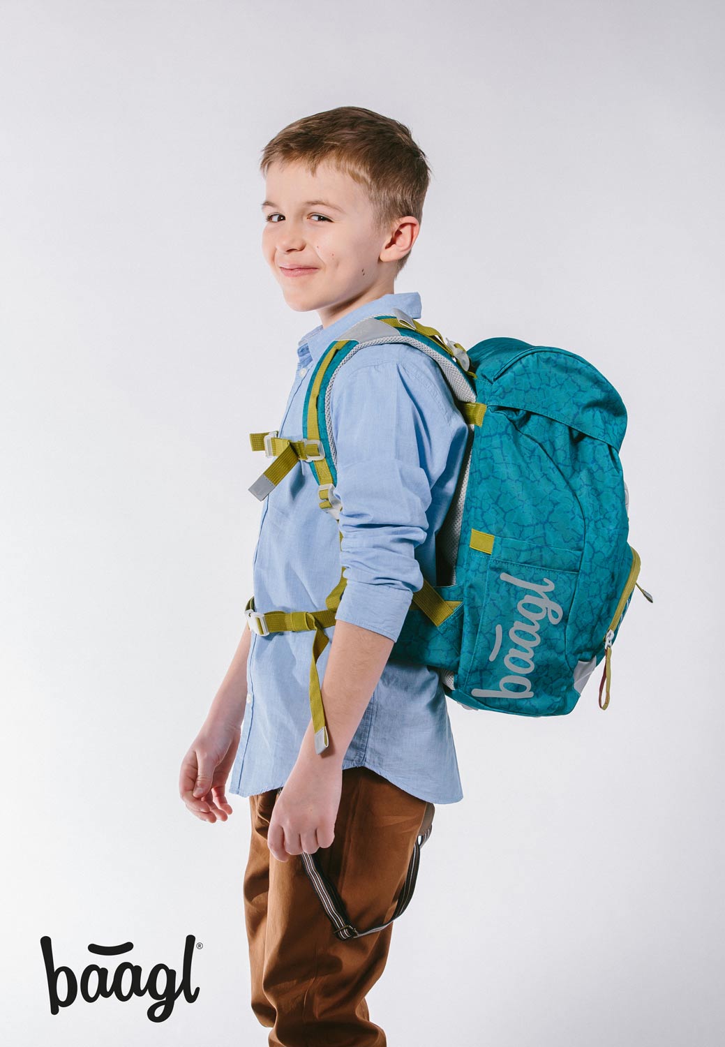 Airy T-REX Rucksack-Set 5tlg: Schulranzen, Federmäppchen, Turnbeutel, Geldbeutel, Brotdose