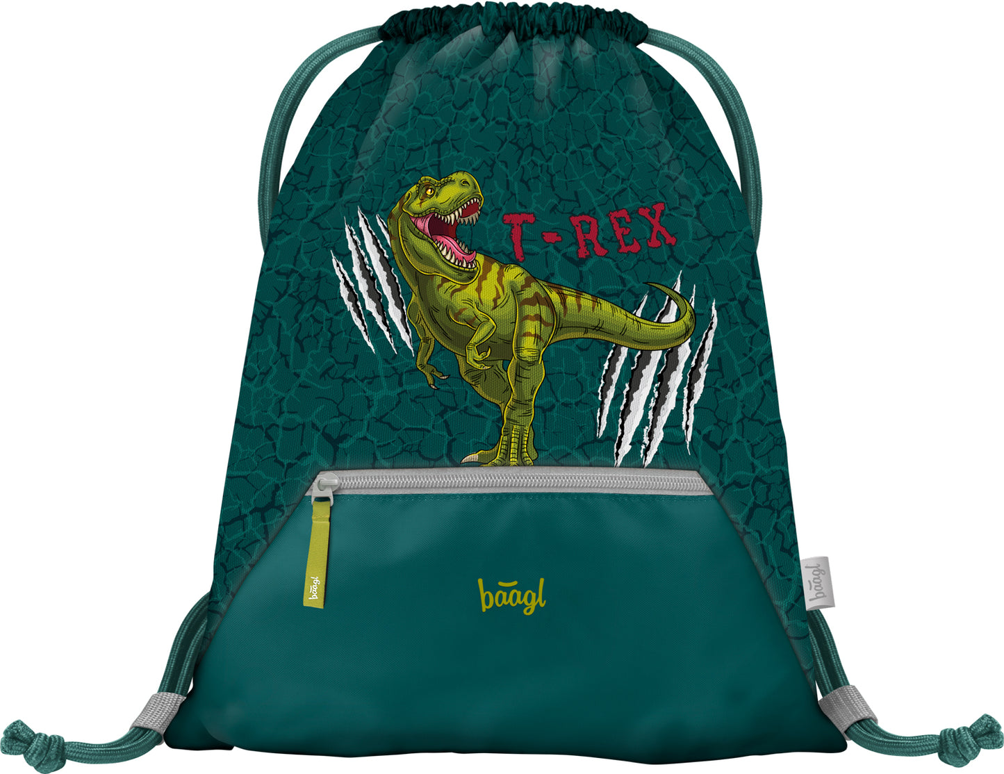 Airy T-REX Rucksack-Set 5tlg: Schulranzen, Federmäppchen, Turnbeutel, Geldbeutel, Brotdose