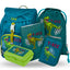 Airy T-REX Rucksack-Set 5tlg: Schulranzen, Federmäppchen, Turnbeutel, Geldbeutel, Brotdose