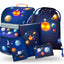 Zippy Planeten Schulranzen-Set 5tlg: Schulranzen, Federmäppchen, Turnbeutel, Geldbeutel, Heftmappe
