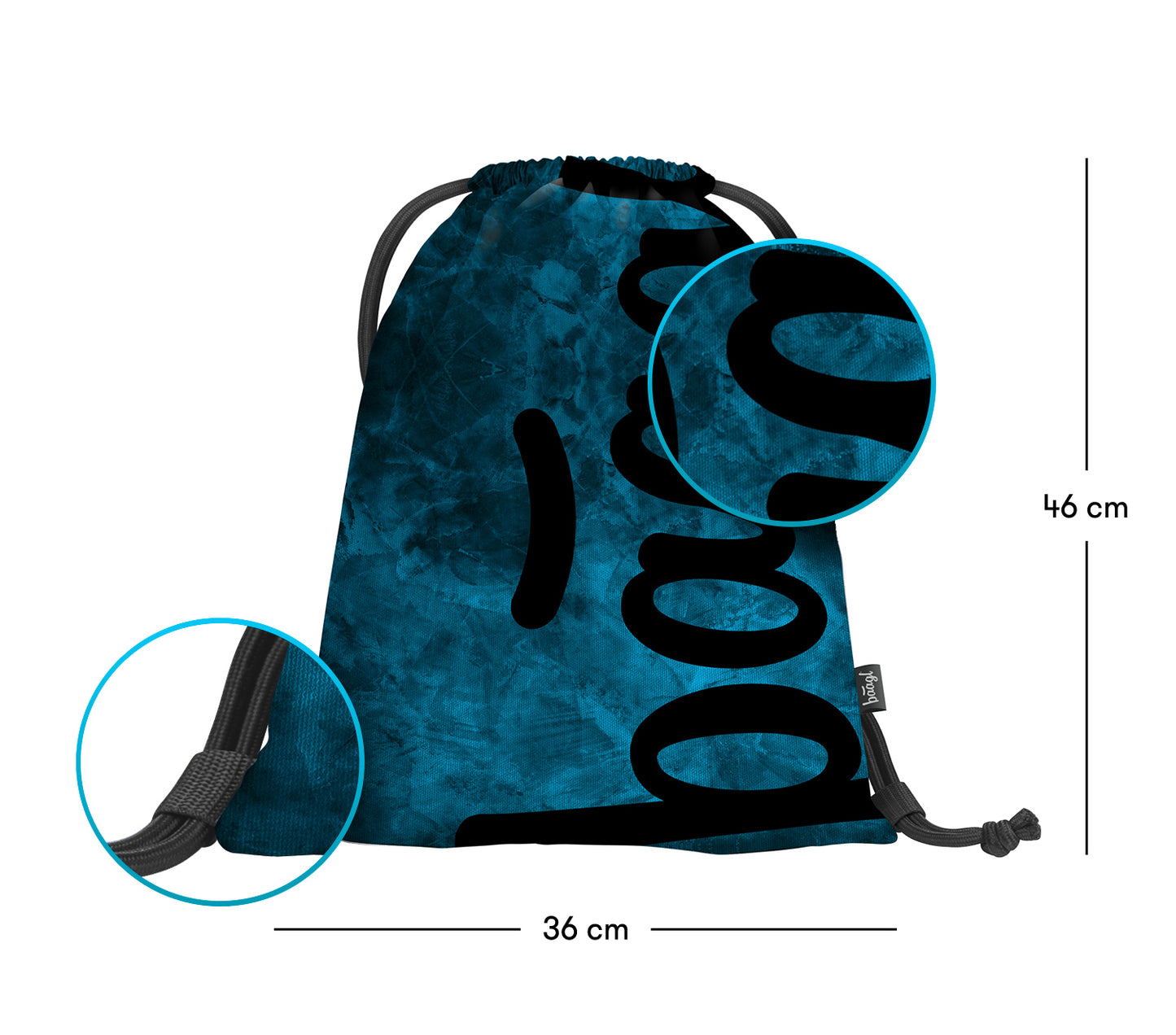 Core Ocean Rucksack-Set 3tlg: Rucksack, Federmäppchen, Turnbeutel