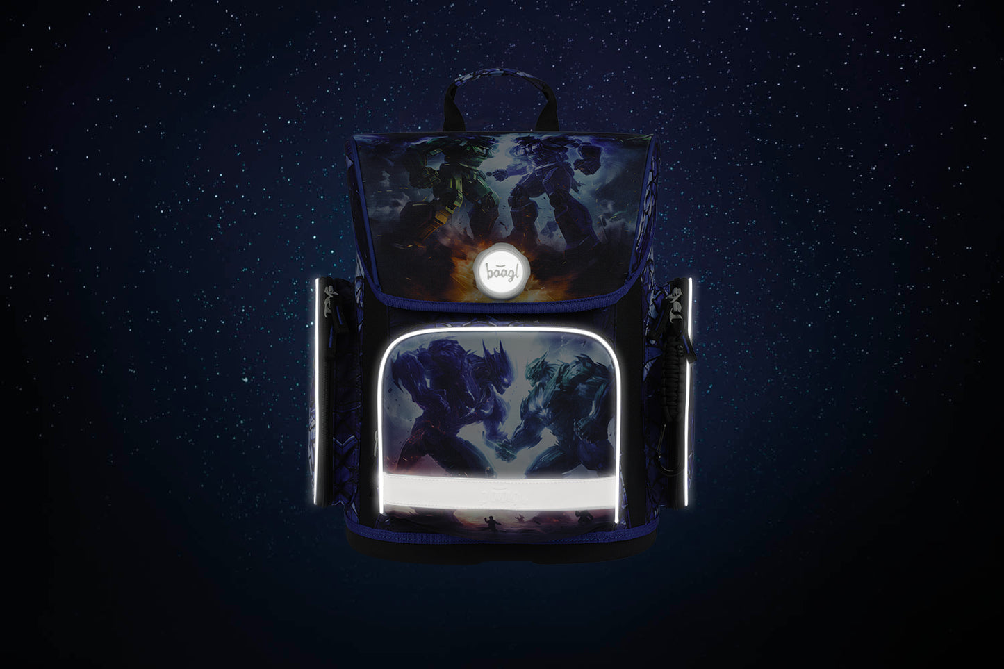 Ergo Roboter Schulranzen-Set 3tlg: Schulranzen, Federmäppchen, Turnbeutel