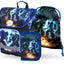 Ergo Roboter Schulranzen-Set 3tlg: Schulranzen, Federmäppchen, Turnbeutel