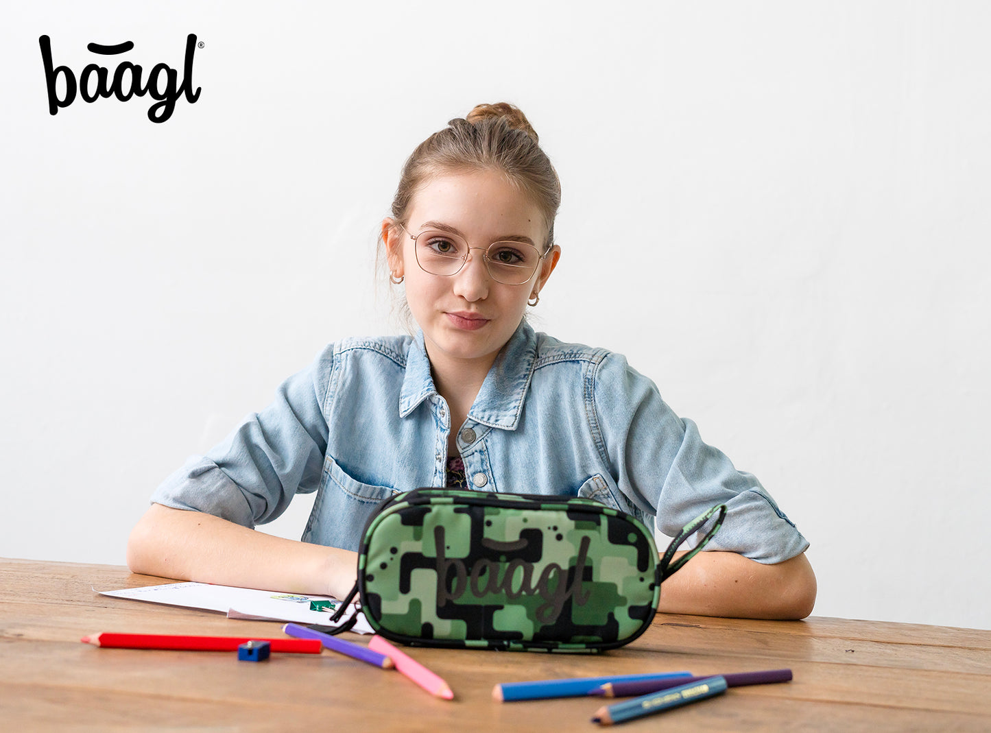 Student Federmäppchen Etue Green