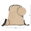 Coolmate Beige Rucksack-Set 3tlg: Rucksack, Federmäppchen, Turnbeutel