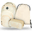 Coolmate Beige Rucksack-Set 3tlg: Rucksack, Federmäppchen, Turnbeutel