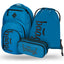 Coolmate Ocean Blue Rucksack-Set 3tlg: Rucksack, Federmäppchen, Turnbeutel
