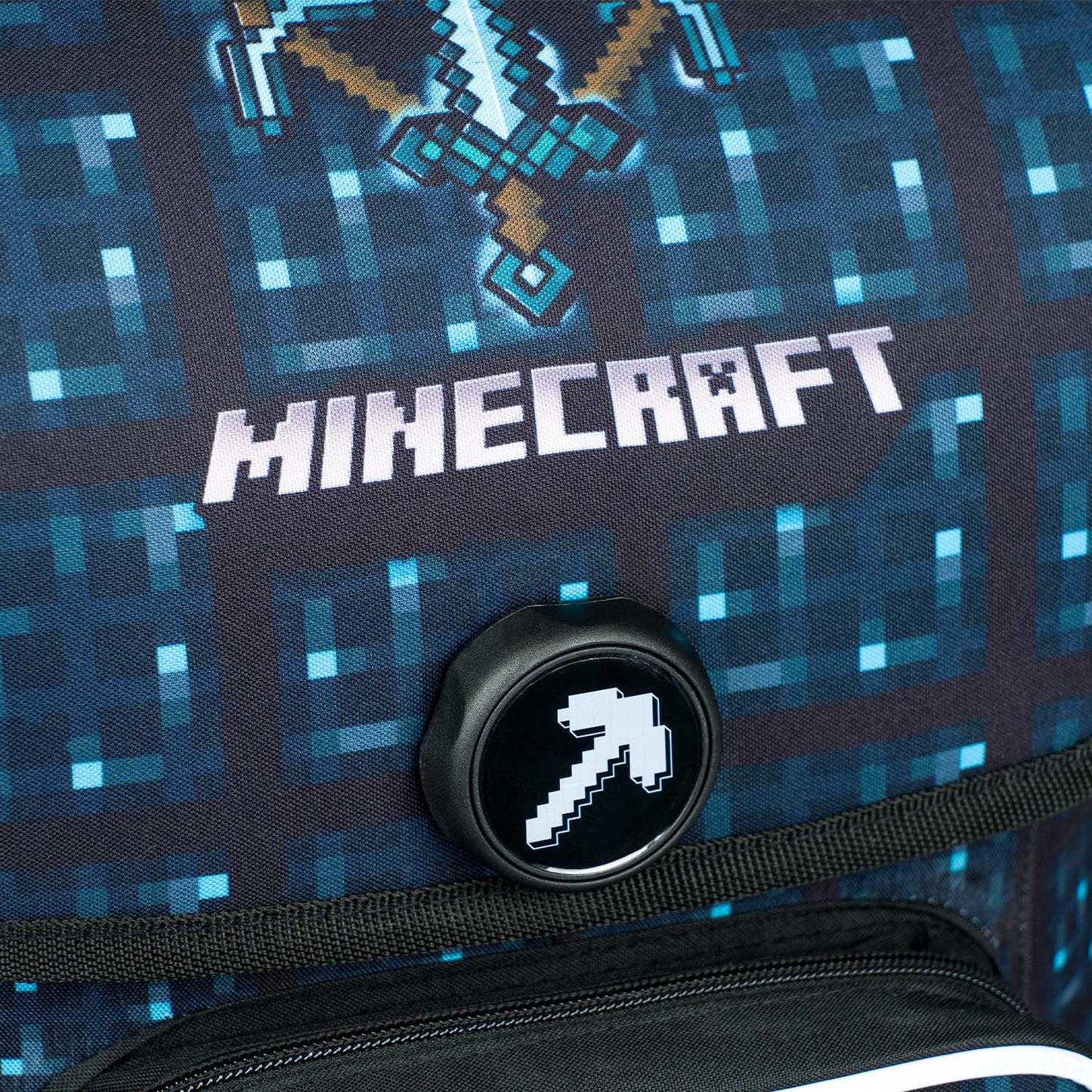 Schulranzen Ergo Minecraft Blue Axe