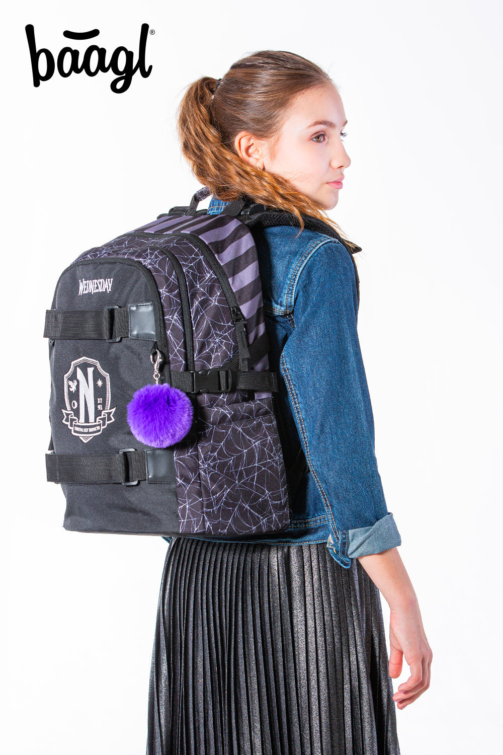 Schulrucksack Skate Wednesday Nevermore