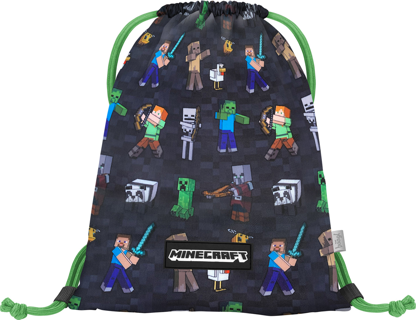 Airy Minecraft Rucksack-Set 3tlg: Rucksack, Federmäppchen, Turnbeutel
