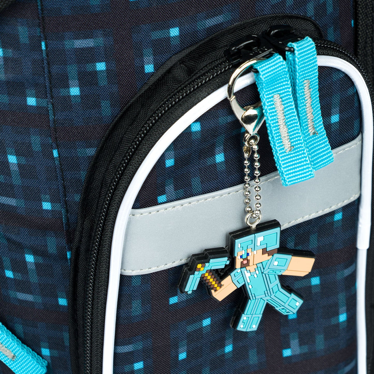 Ergo Minecraft Blue Axe Schulranzen-Set 3tlg: Schulranzen, Federmäppchen, Turnbeutel
