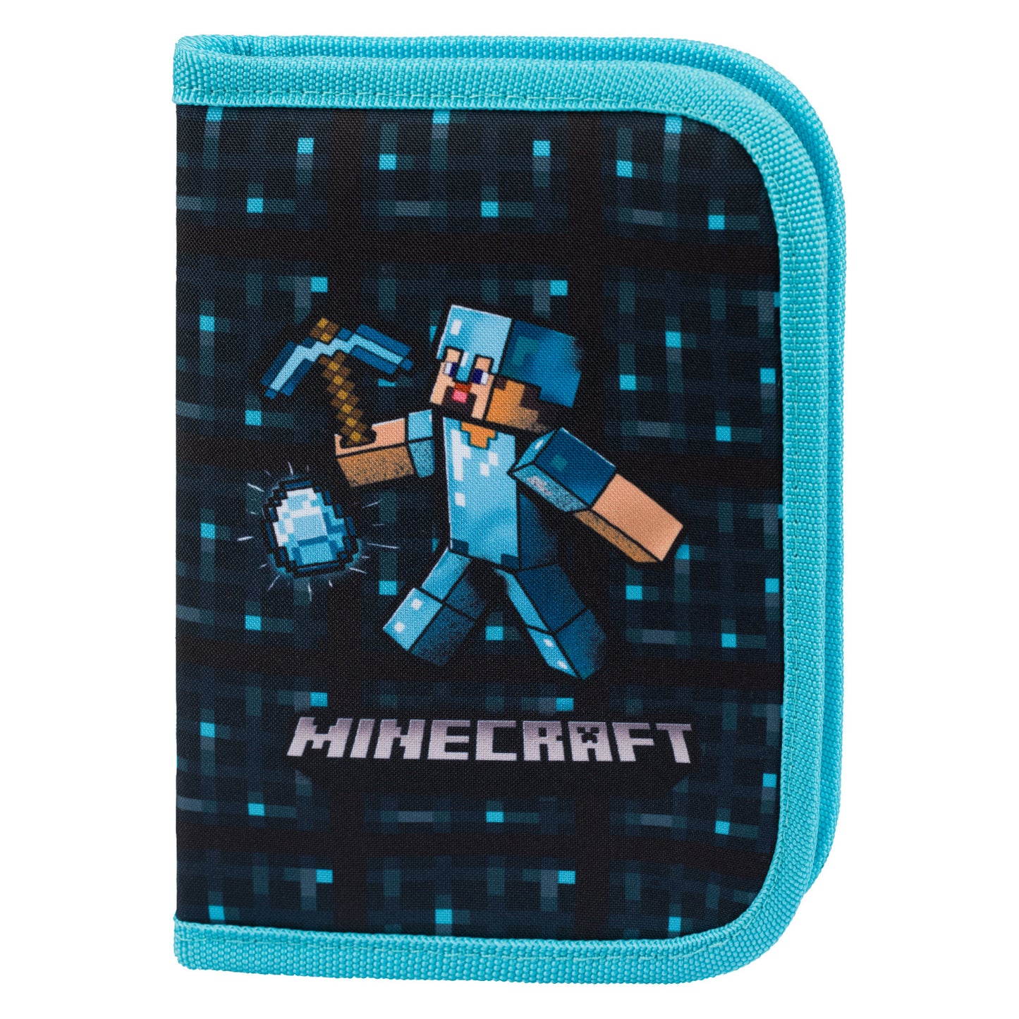 Ergo Minecraft Blue Axe Schulranzen-Set 3tlg: Schulranzen, Federmäppchen, Turnbeutel