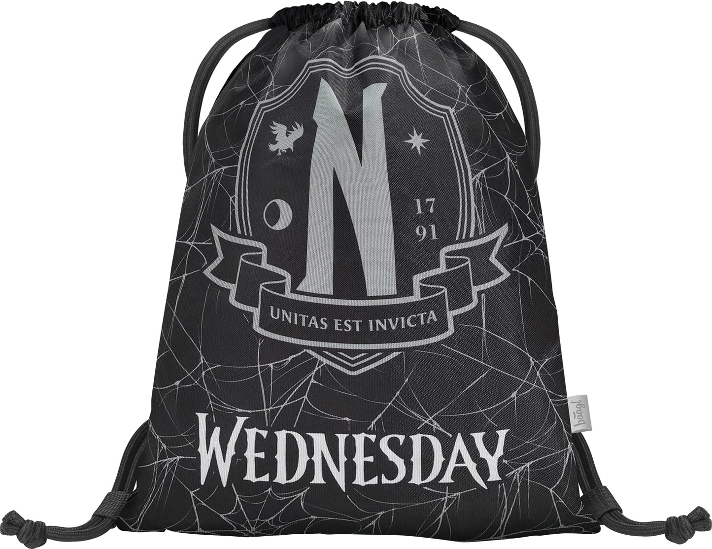 Skate Wednesday Nevermore Rucksack-Set 3tlg: Rucksack, Federmäppchen, Turnbeutel