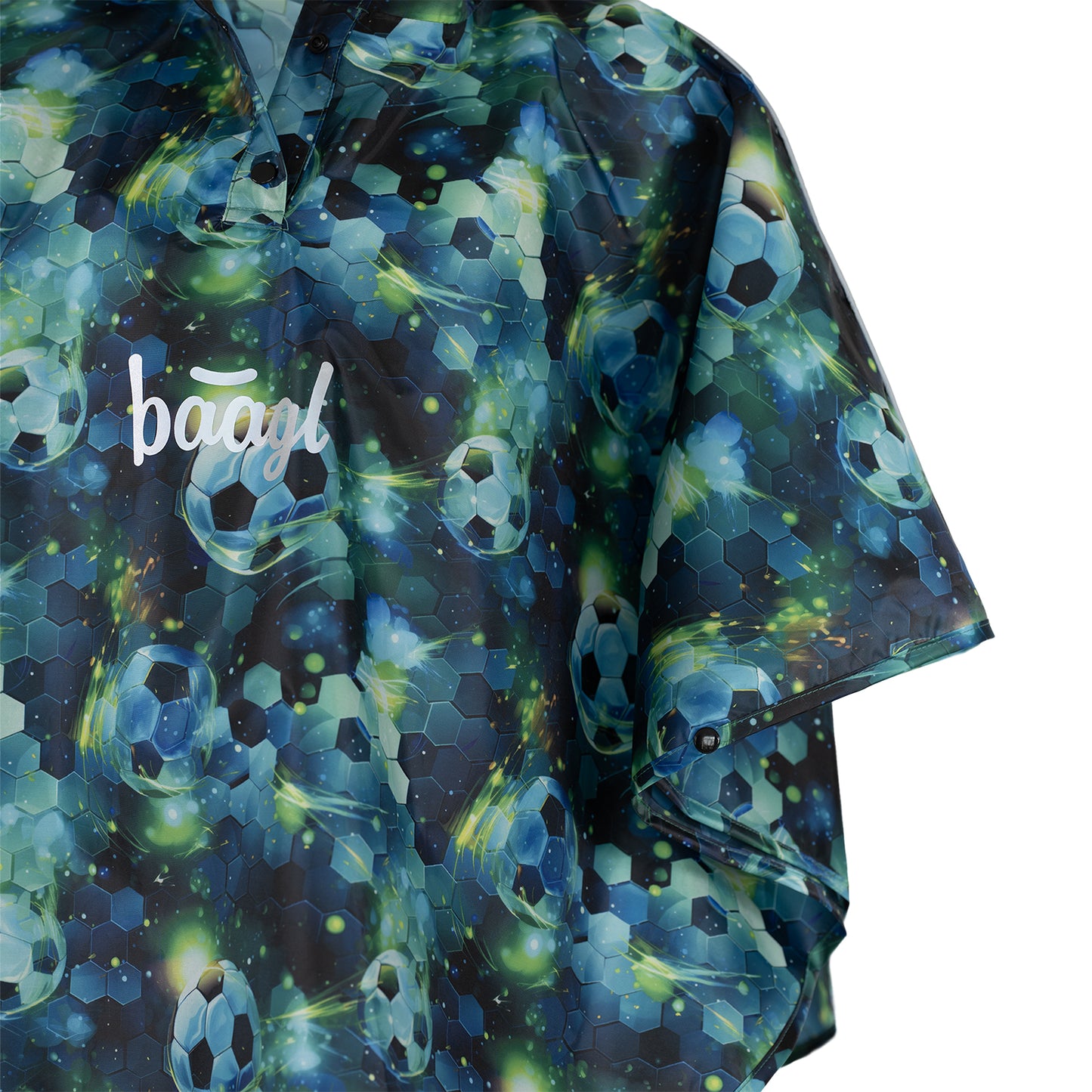 Outdoor-Regenponcho Fußball Gr. XS (90 -110 cm)