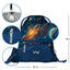 AIRY Weltraum Rucksack-Set 3tlg: Rucksack, Federmäppchen, Turnbeutel