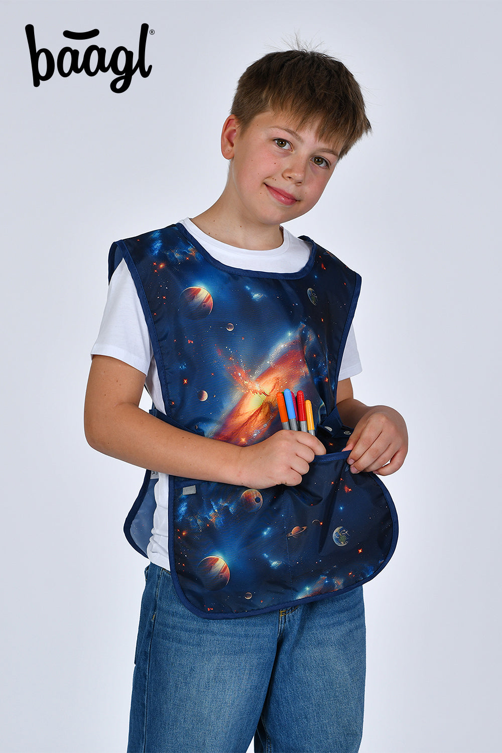 Kinderschürze Weltraum