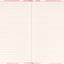 Notizbuch Rosa, liniert, 13 x 21 cm