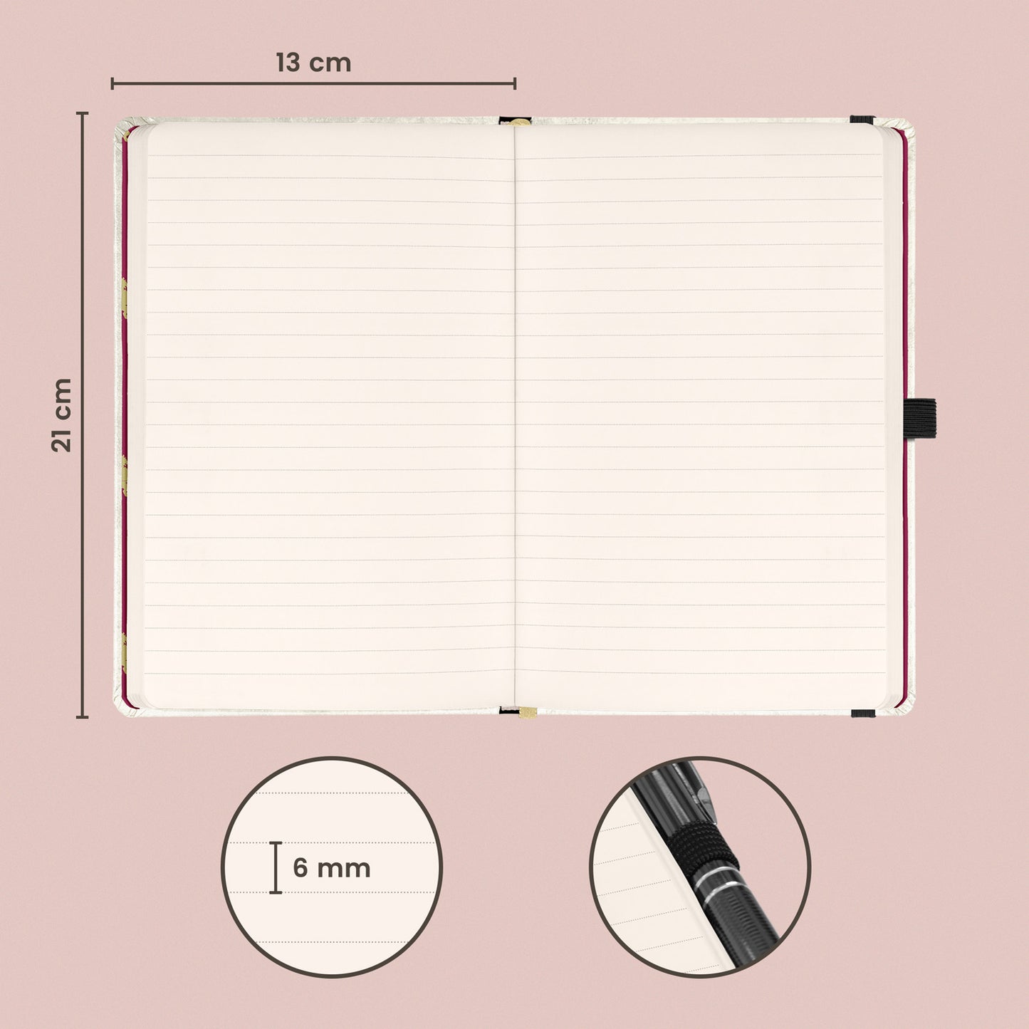 Notizbuch Harry Potter, liniert, 13 x 21 cm
