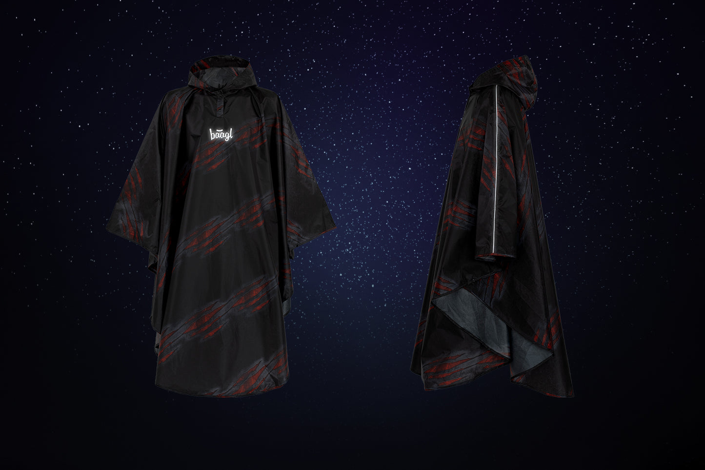 Outdoor-Regenponcho Lava Gr. XL (170 -190 cm)