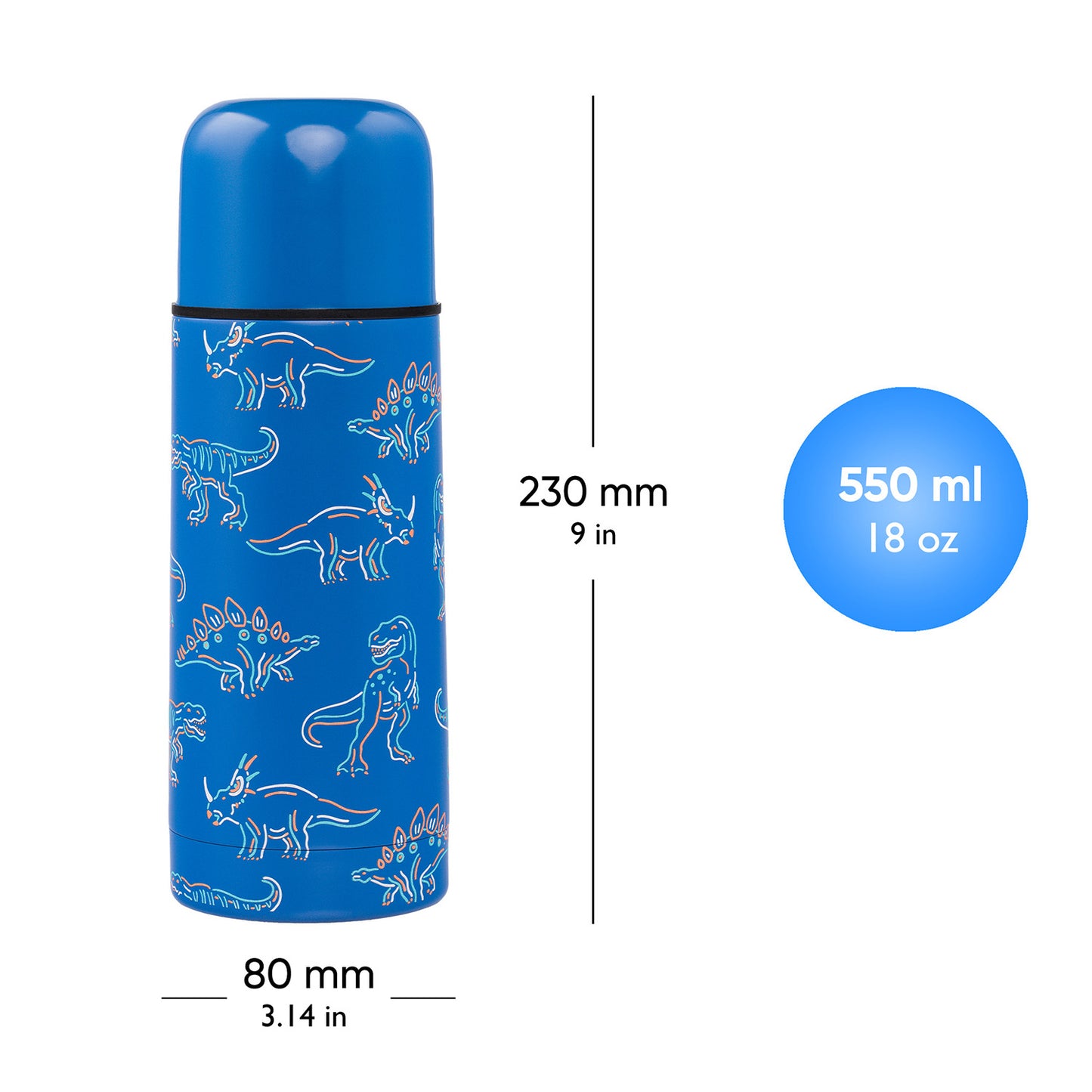 Thermosflasche Dino, 550 ml