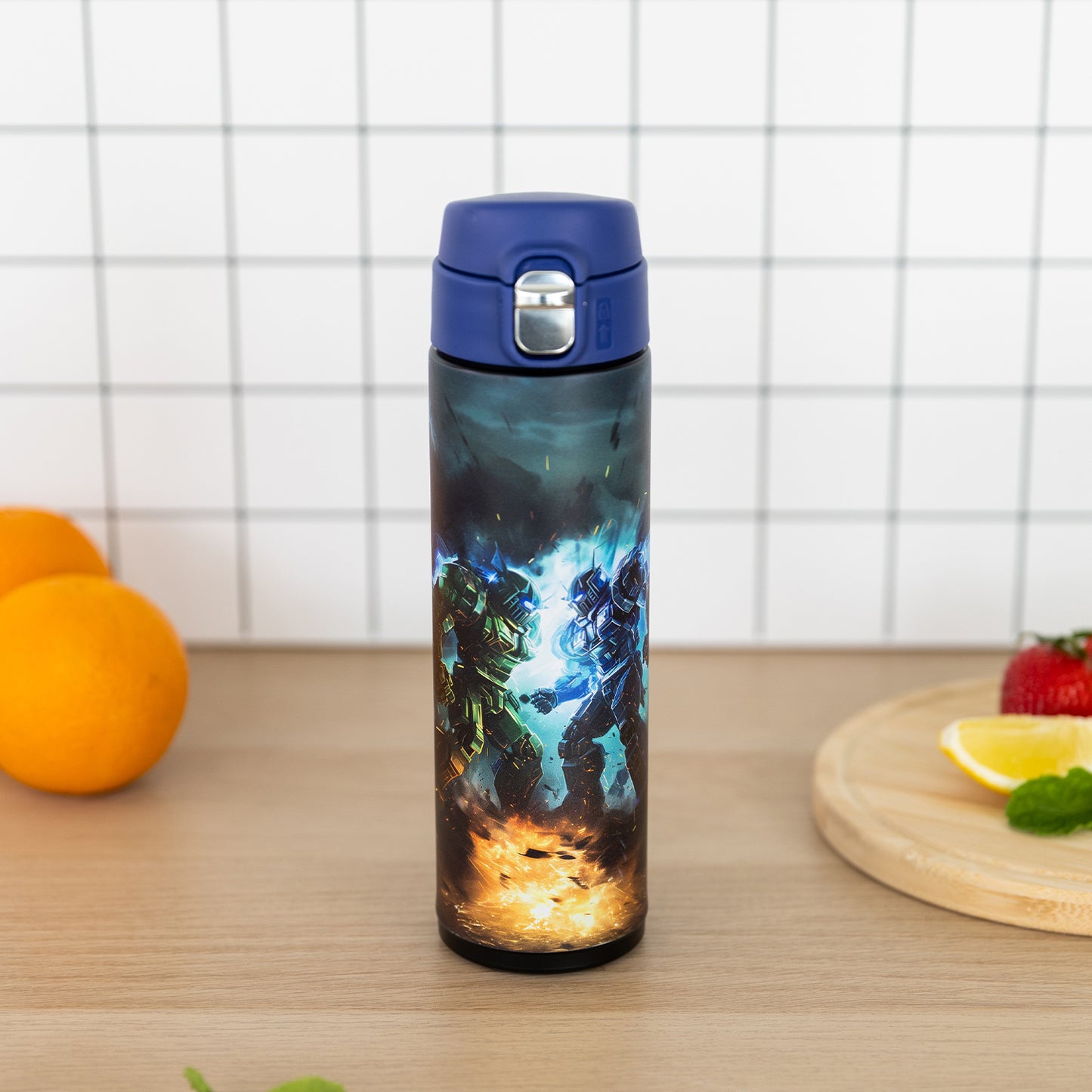 Thermosflasche Roboter, 450 ml