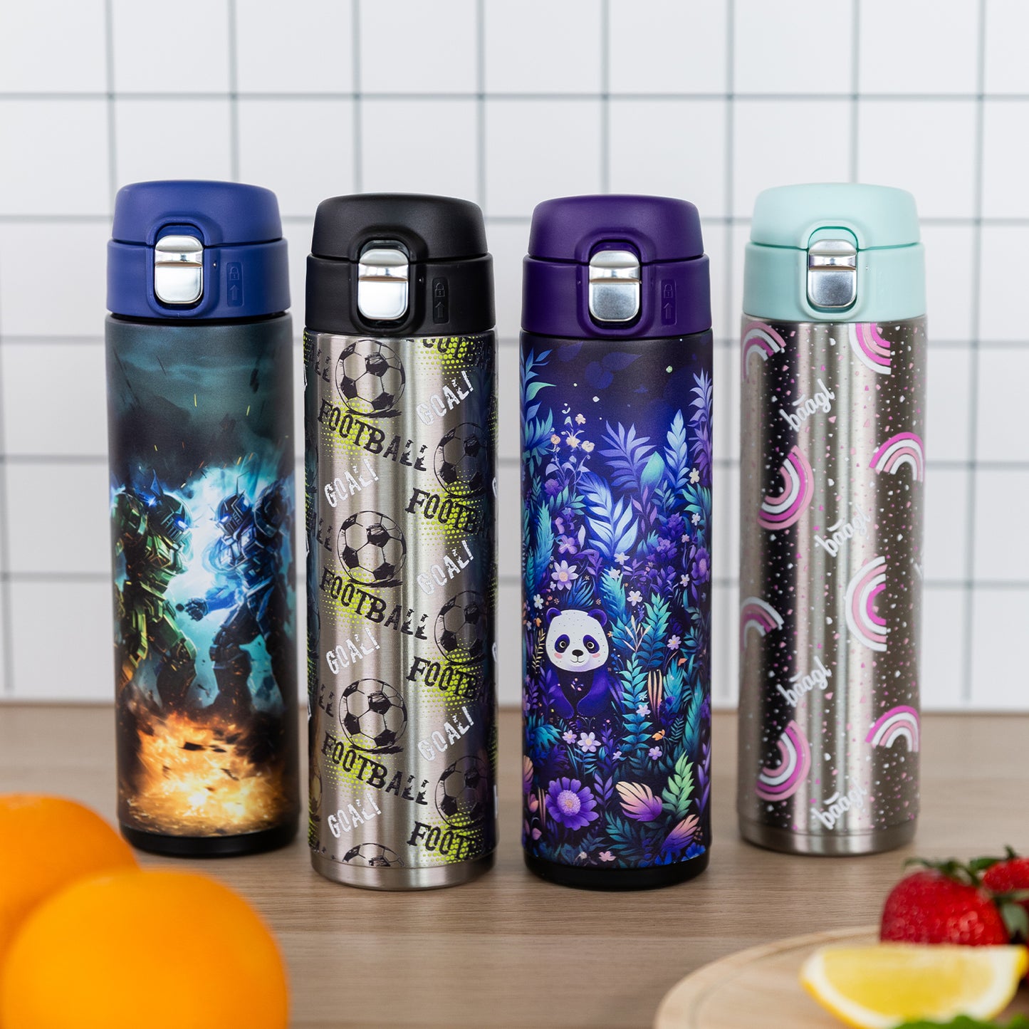 Thermosflasche Roboter, 450 ml