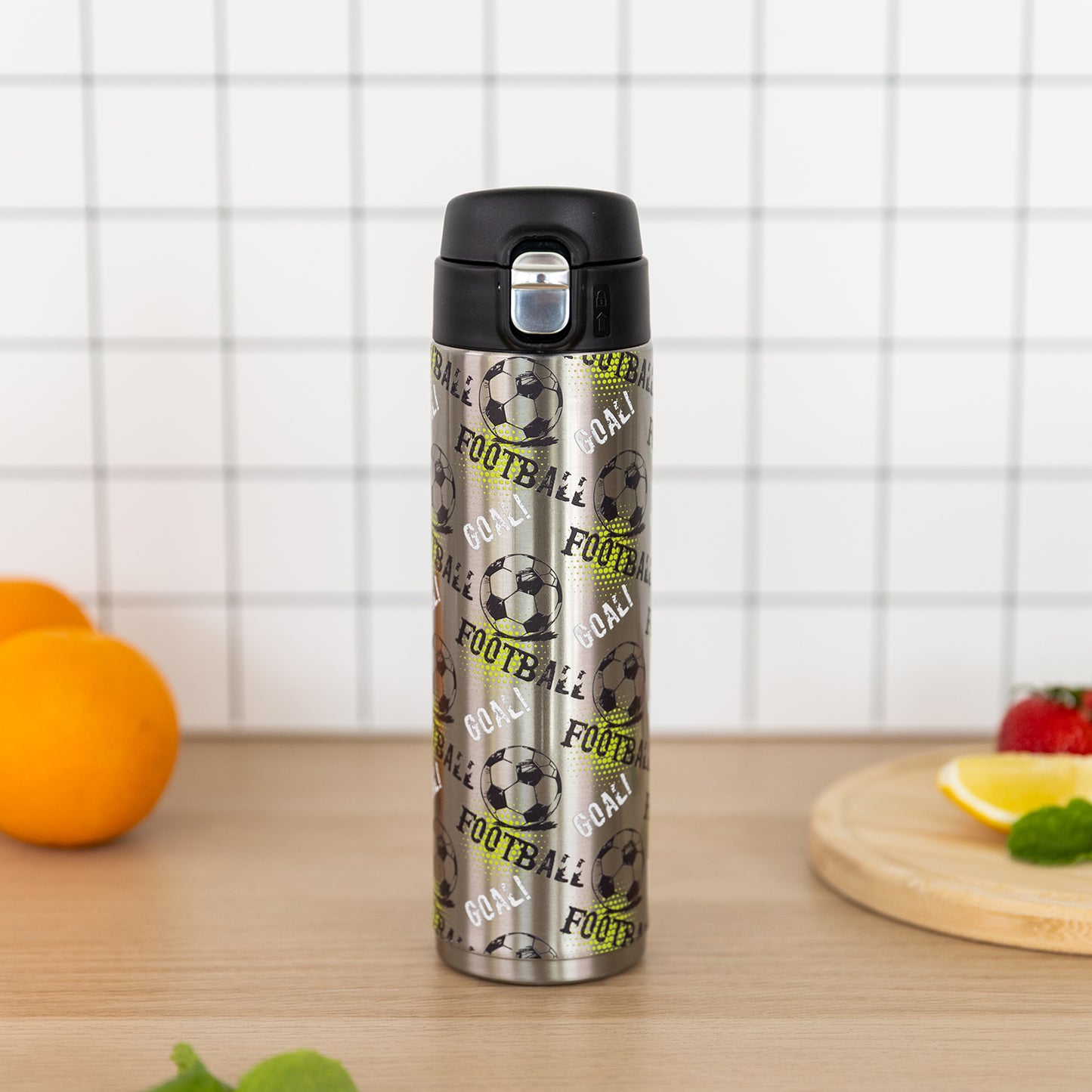 Thermosflasche Fußball, 450 ml