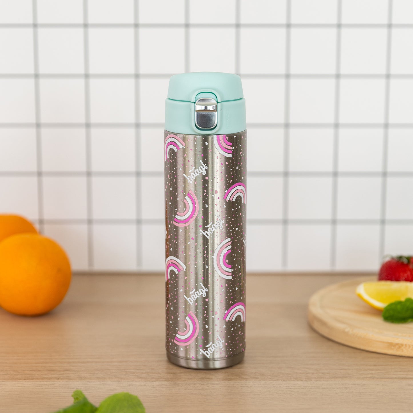 Thermoflasche Regenbogen, 450 ml