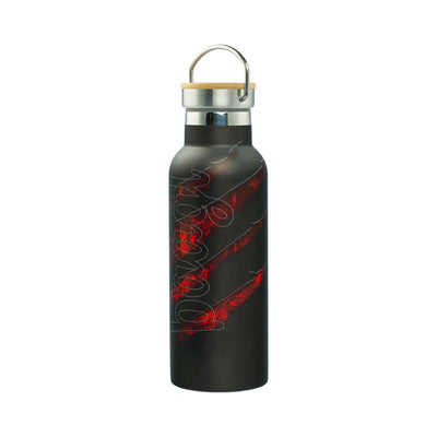 Thermoflasche mit Bambusdeckel Lava, 500 ml