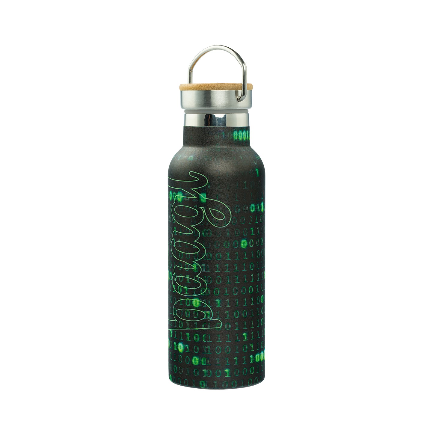 Thermoflasche mit Bambusdeckel Numbers, 500 ml