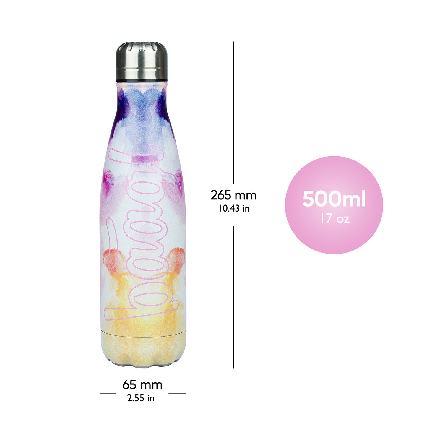 Thermoflasche mit Metalldeckel Painting, 500 ml