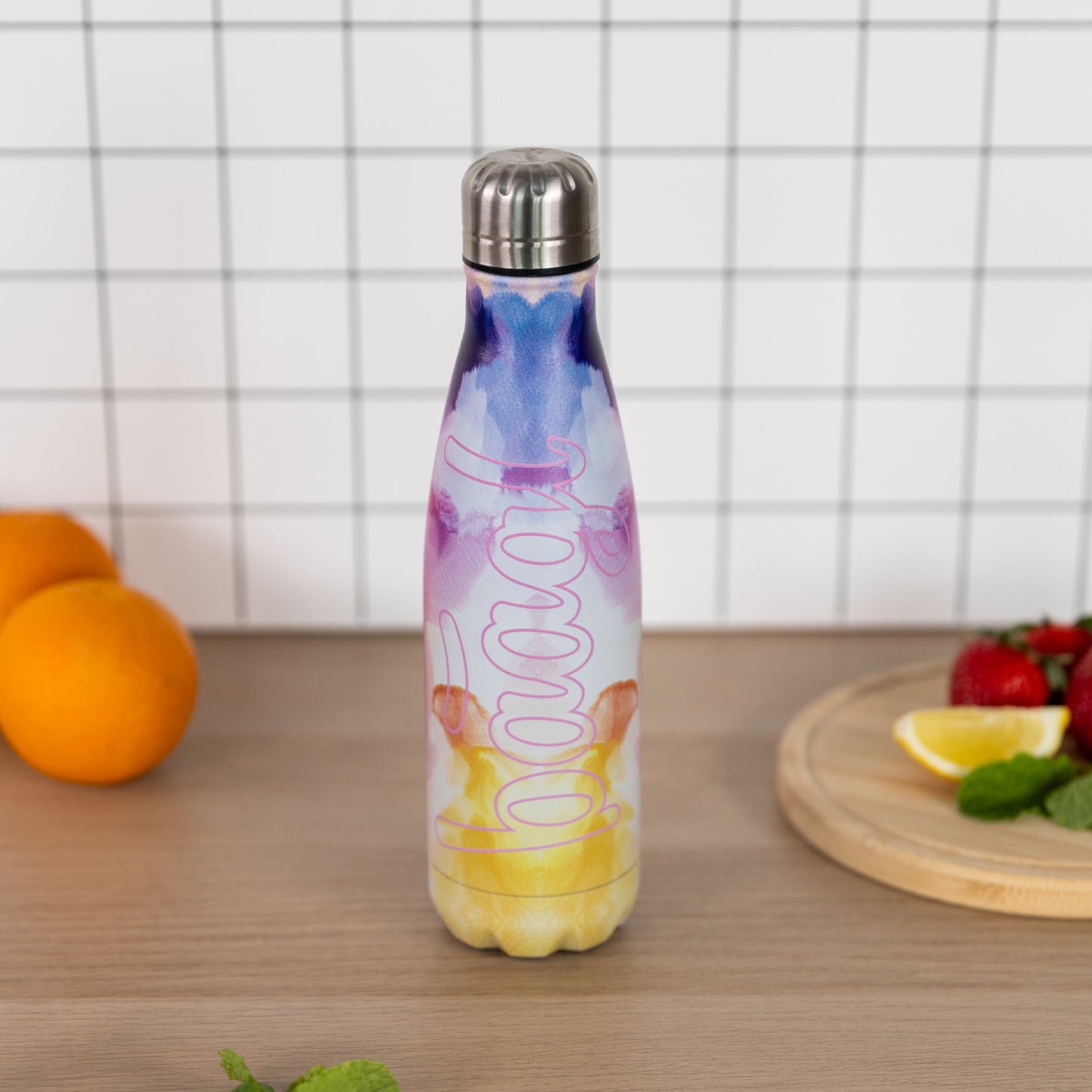 Thermoflasche mit Metalldeckel Painting, 500 ml