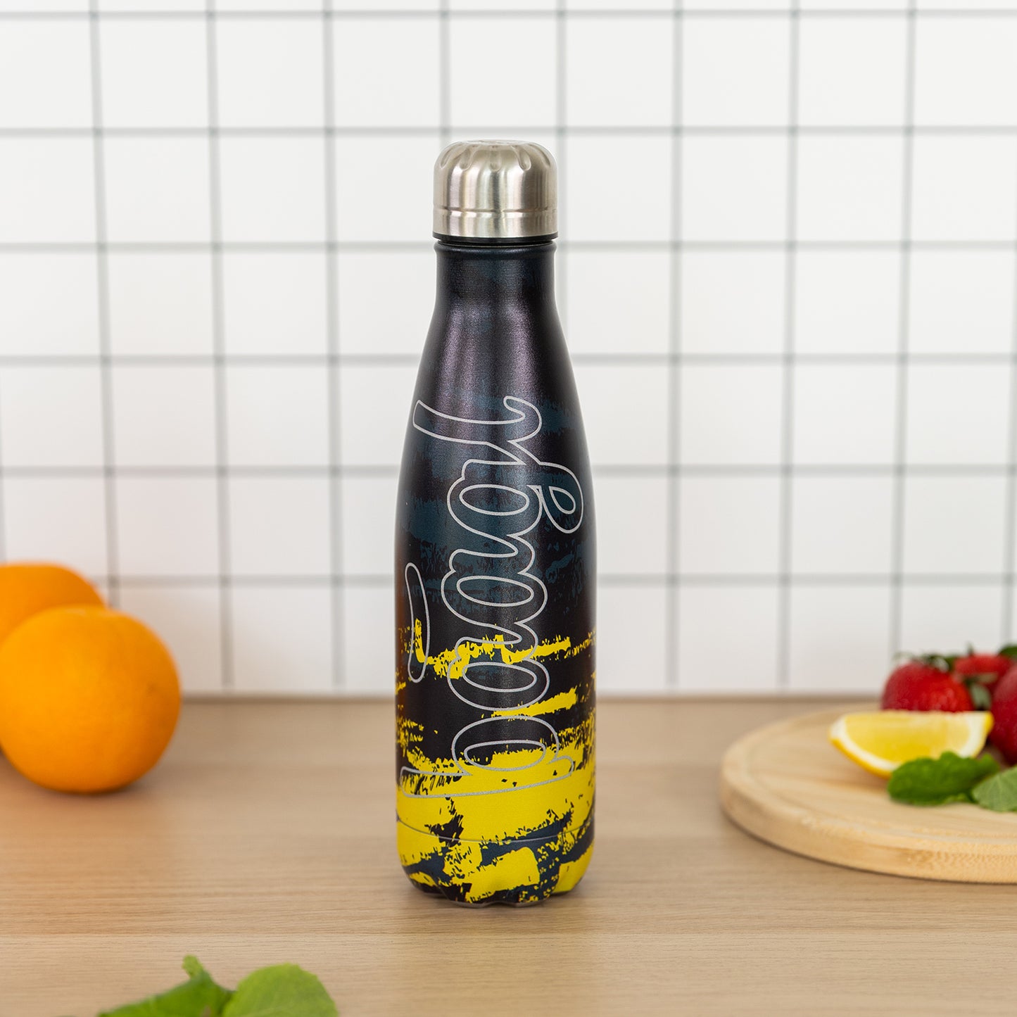 Thermoflasche mit Metalldeckel Dune, 500 ml