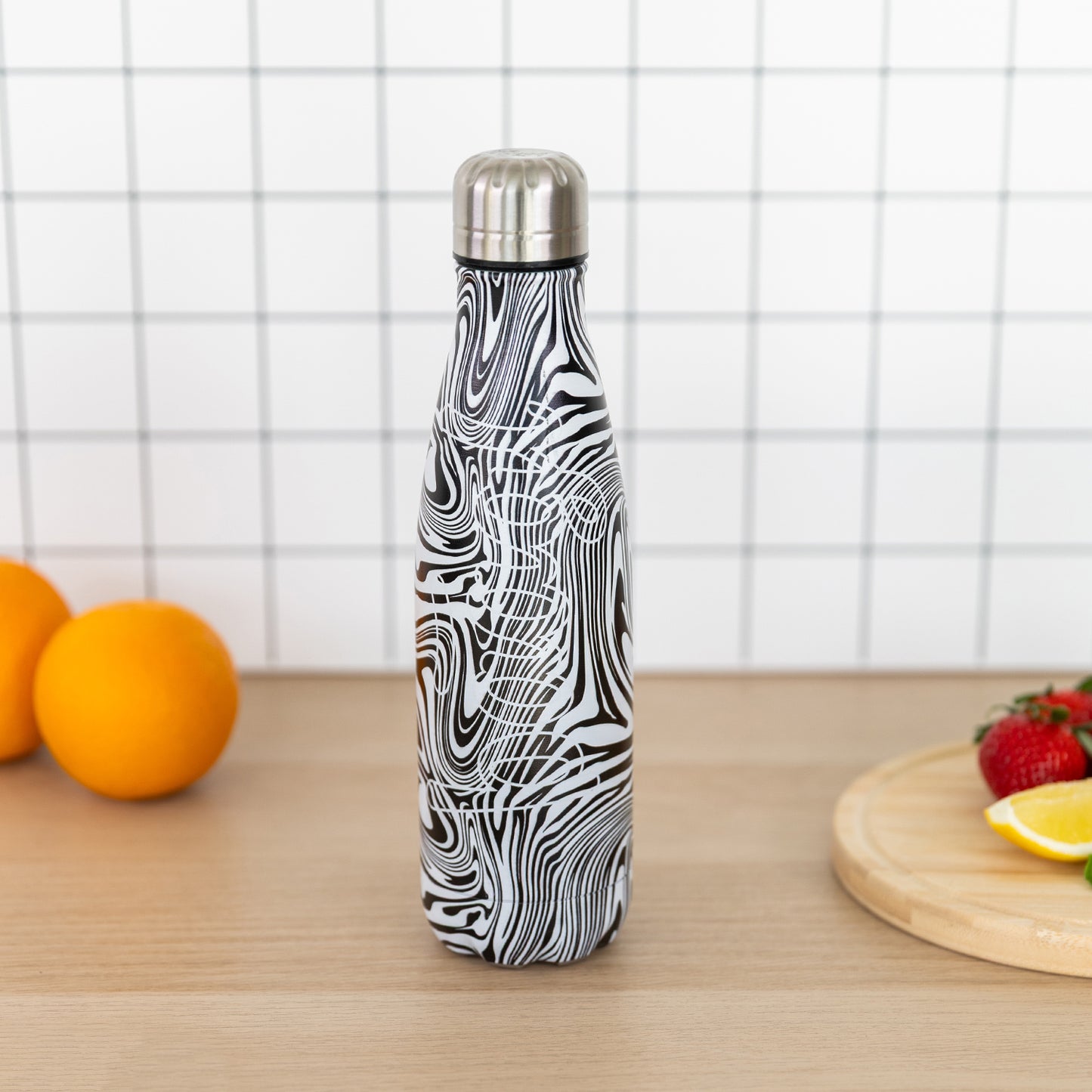 Thermosflasche mit Metalldeckel Mixture, 500 ml