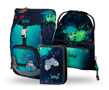 AIRY Chill Rucksack-Set 3tlg: Rucksack, Federmäppchen, Turnbeutel
