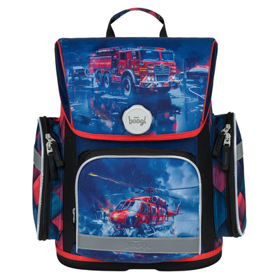 Ergo Lebensretter Schulranzen-Set 3tlg: Schulranzen, Federmappe, Turnbeutel