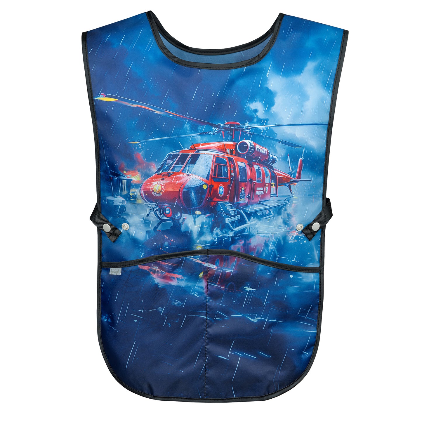 Ergo Lebensretter Schulranzen-Set 5tlg: Schulranzen, Federmäppchen, Turnbeutel, Schürze, Geldbeutel