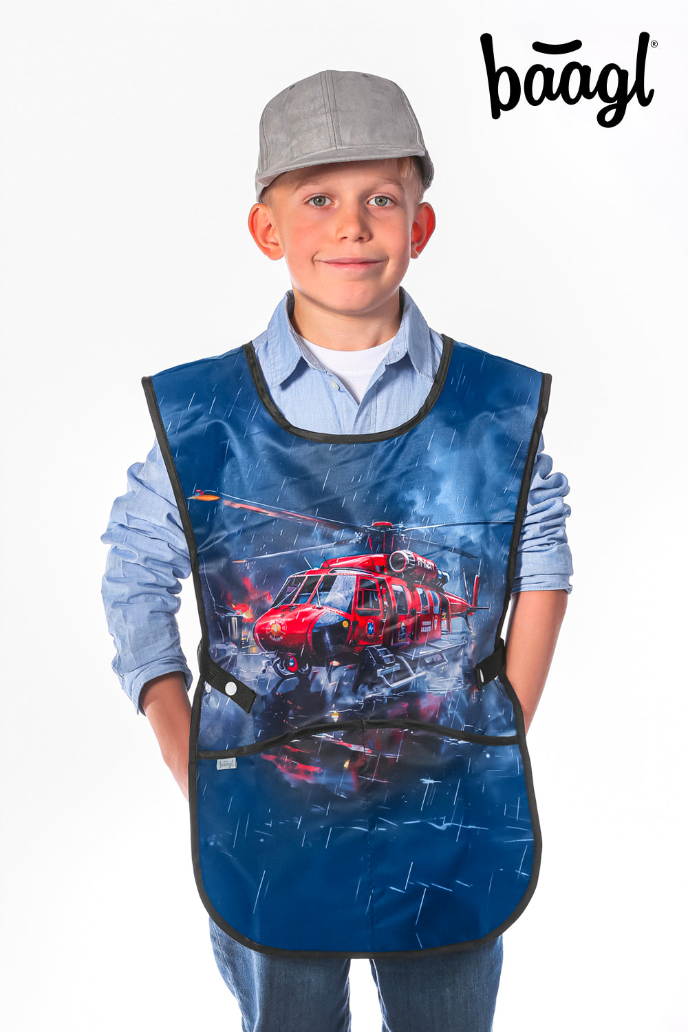 Ergo Lebensretter Schulranzen-Set 5tlg: Schulranzen, Federmäppchen, Turnbeutel, Schürze, Geldbeutel