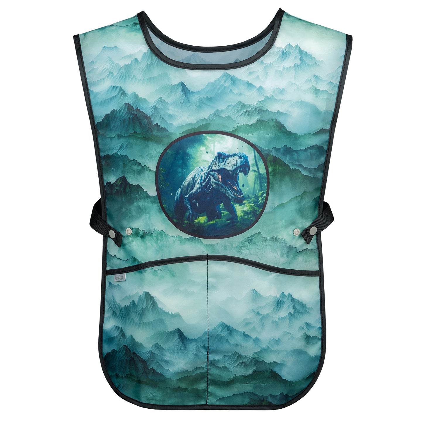 Ergo Dino Schulranzen-Set 5tlg: Schulranzen, Federmäppchen, Turnbeutel, Schürze, Geldbeutel