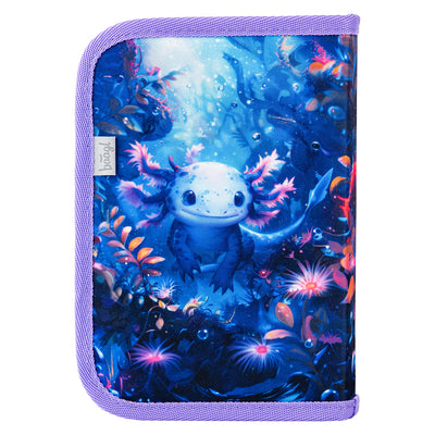 Federmäppchen 1-Fach Axolotl