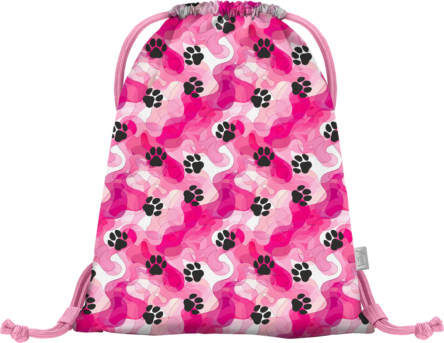 Turnbeutel mit Tasche Pfötchen