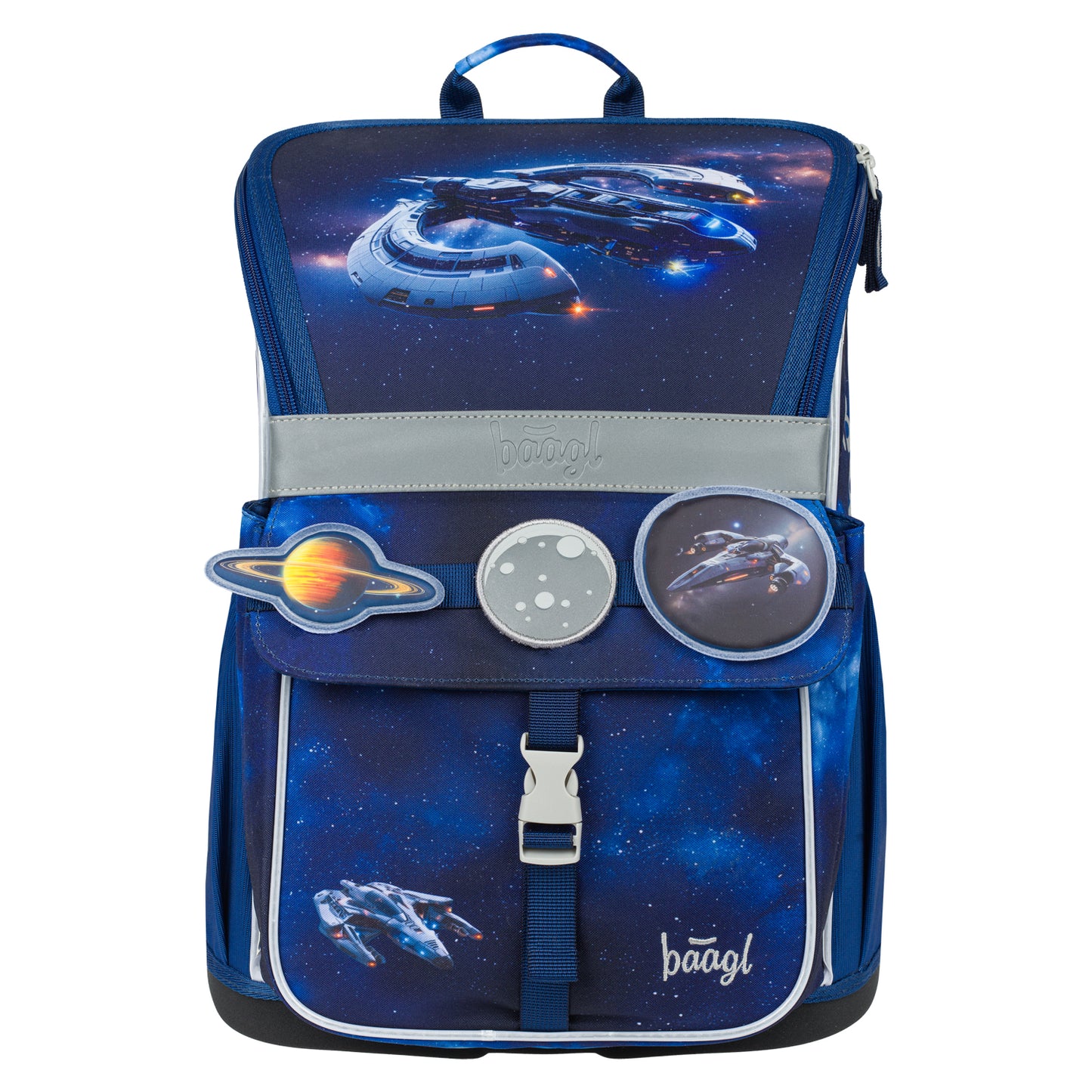 Zippy Space Ship Schulranzen-Set 3tlg: Schulranzen, Federmäppchen, Turnbeutel